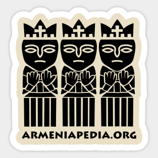 Armeniapedia 3 wisemen logo Sticker